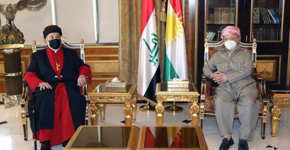 New Eastern Assyrian Church patriarch thanks Masoud Barzani 'for supporting and protecting coexistence and harmony'