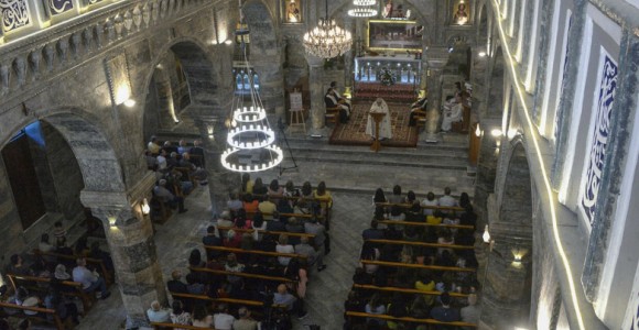 19th century Iraq church celebrates first mass since IS defeat