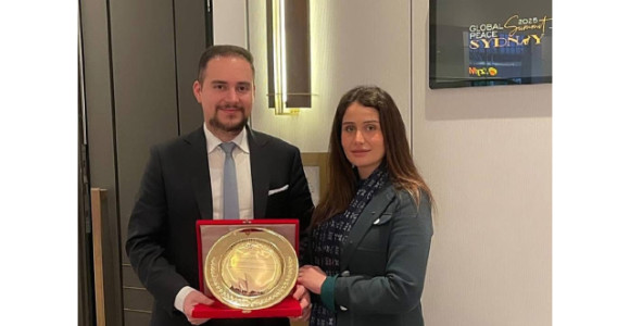 Young Assyrian Lawyer from Sydney, Oliver Slewa, Receives Global Peace Award, hosted in Sydney, Australia June 2025