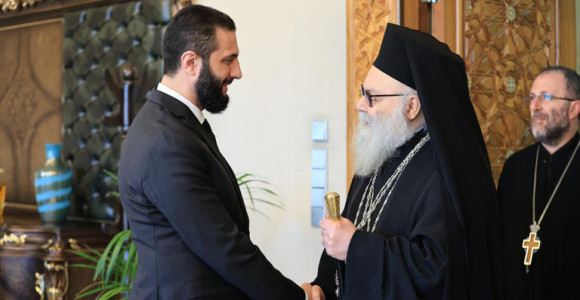 Syria’s top Christian leader calls for protection after meeting Al Shara