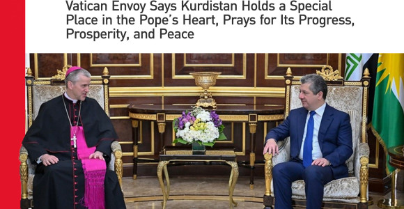 Prime Minister Barzani Meets Vatican Ambassador to Iraq, Reaffirms Support for Religious Communities