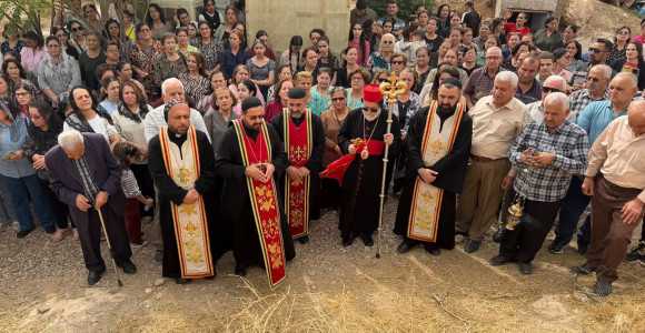 Bartella Church Celebrates the Feast of St. Daniel the Hermit with Prayers at His Historic Monastery